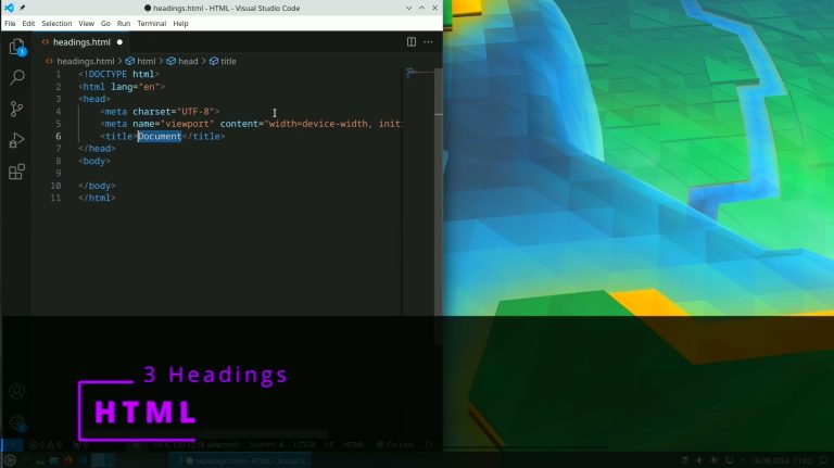 HTML 3 💻 Headings