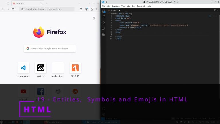 HTML 19 💻 Entities, Symbols and Emojis in HTML