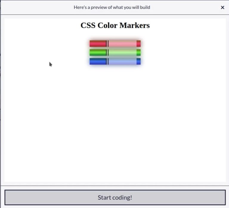 FreeCodeCamp 🌐 Responsive Web Design 🌐 Colored Markers 🌐 28,29,30