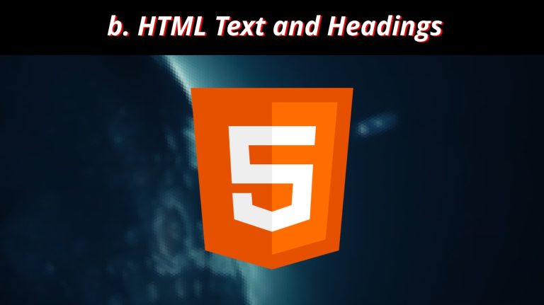 HTML 2b 💻 HTML Text and Headings