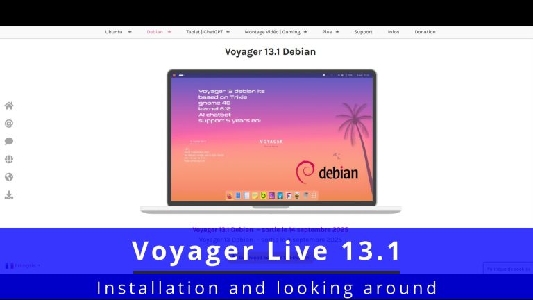 Installing Voyager Live 13.1 🐧 looking around