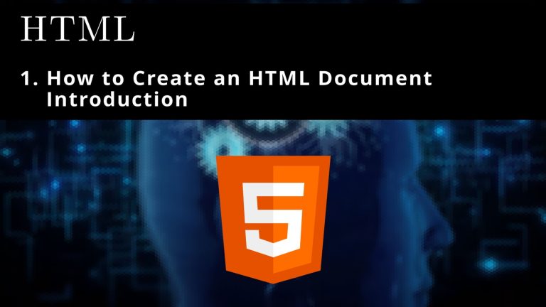 How to Create an HTML Document 💻 Introduction