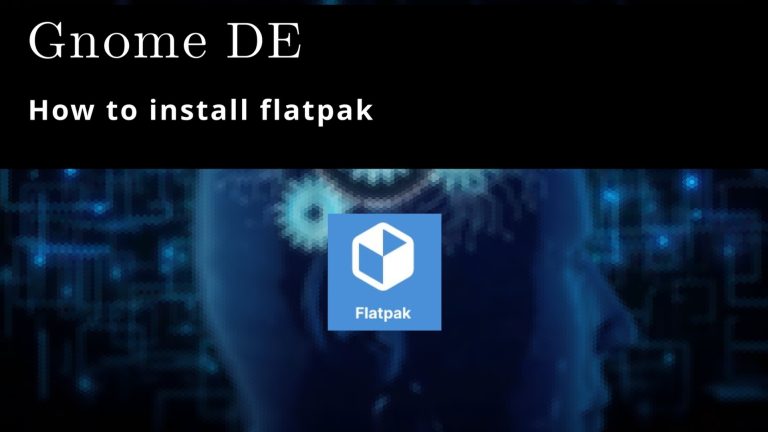 How to 🐧 install flatpak