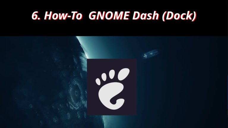 Gnome HowTo 6 🐧 HowTo GNOME 48 Dash Dock