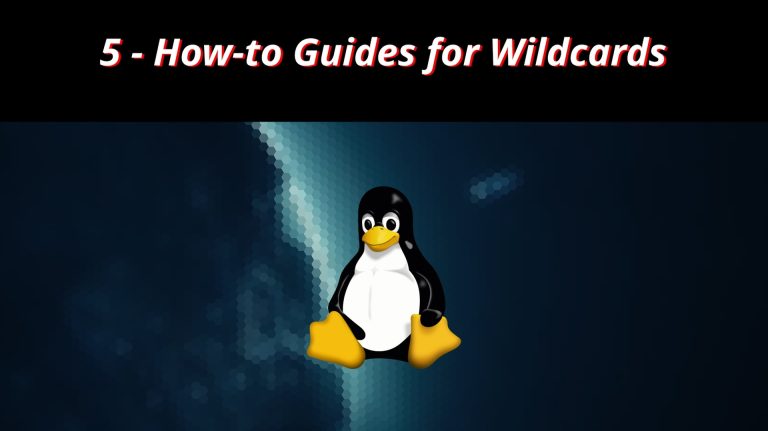Linux CLI HowTo 5 🐧 How to Guides for Wildcards