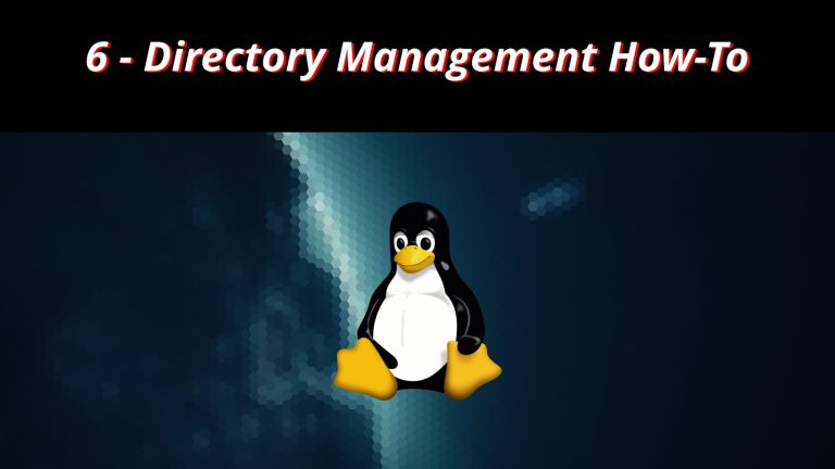 Linux CLI HowTo 6 🐧 Directory Management How To