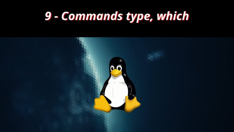 Linux CLI HowTo 9 🐧 Commands type, which