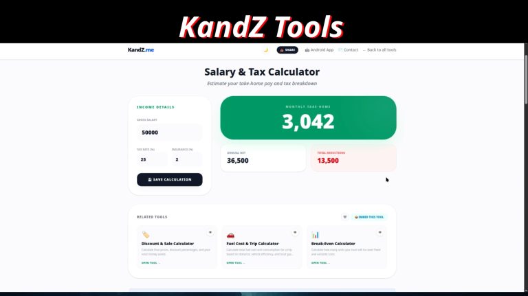 Calculate Your Real Net Take Home Pay Instantly ❤️