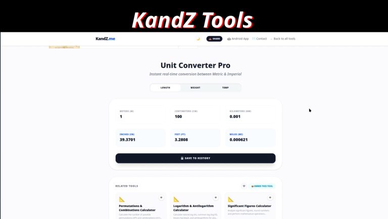 The Ultimate All in One Unit Converter