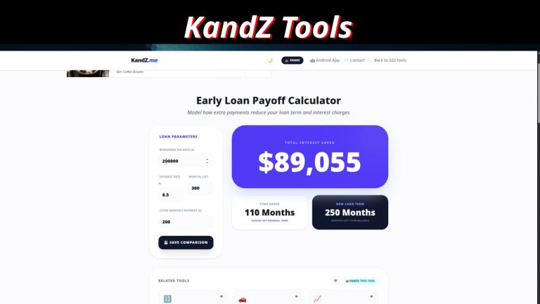 How to Calculate Your Early Loan Payoff and Interest Savings ❤️