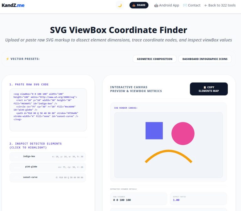 Free SVG ViewBox Coordinate Finder