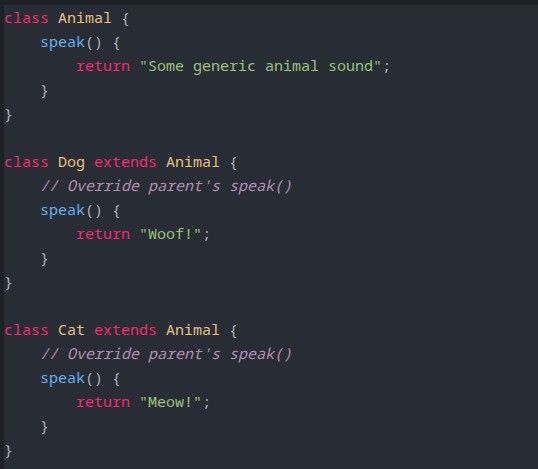 JavaScript 34 🧬 Class Method Override