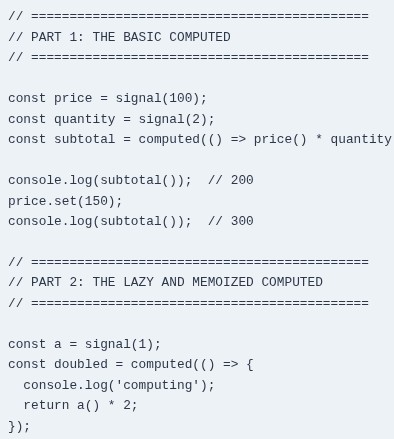 Angular 48 🅰️ Computed Signals